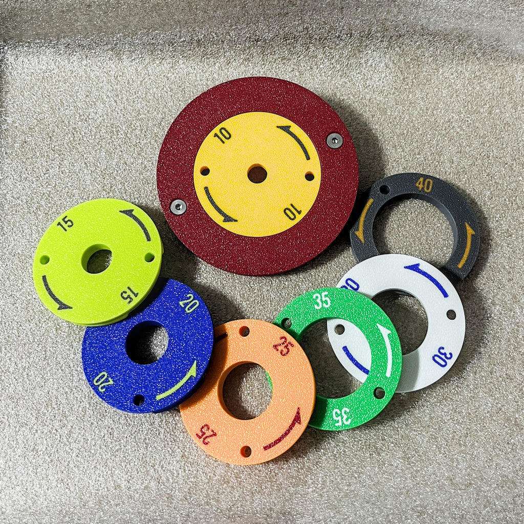 Einlegefassung für Frästisch mit POF Oberfräse inkl. Reduzierringe