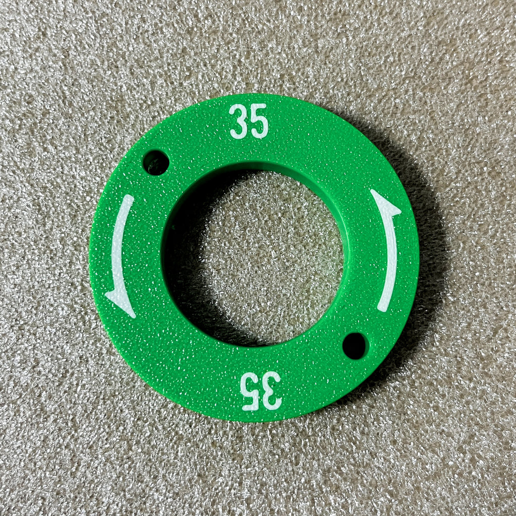 Einlegefassung für Frästisch mit POF Oberfräse inkl. Reduzierringe