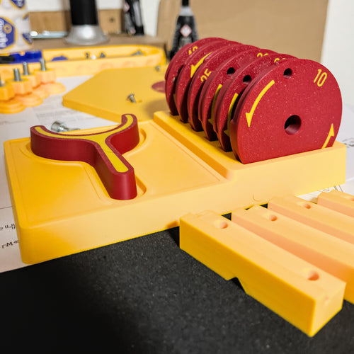 Einlegefassung für Frästisch mit POF Oberfräse inkl. Reduzierringe