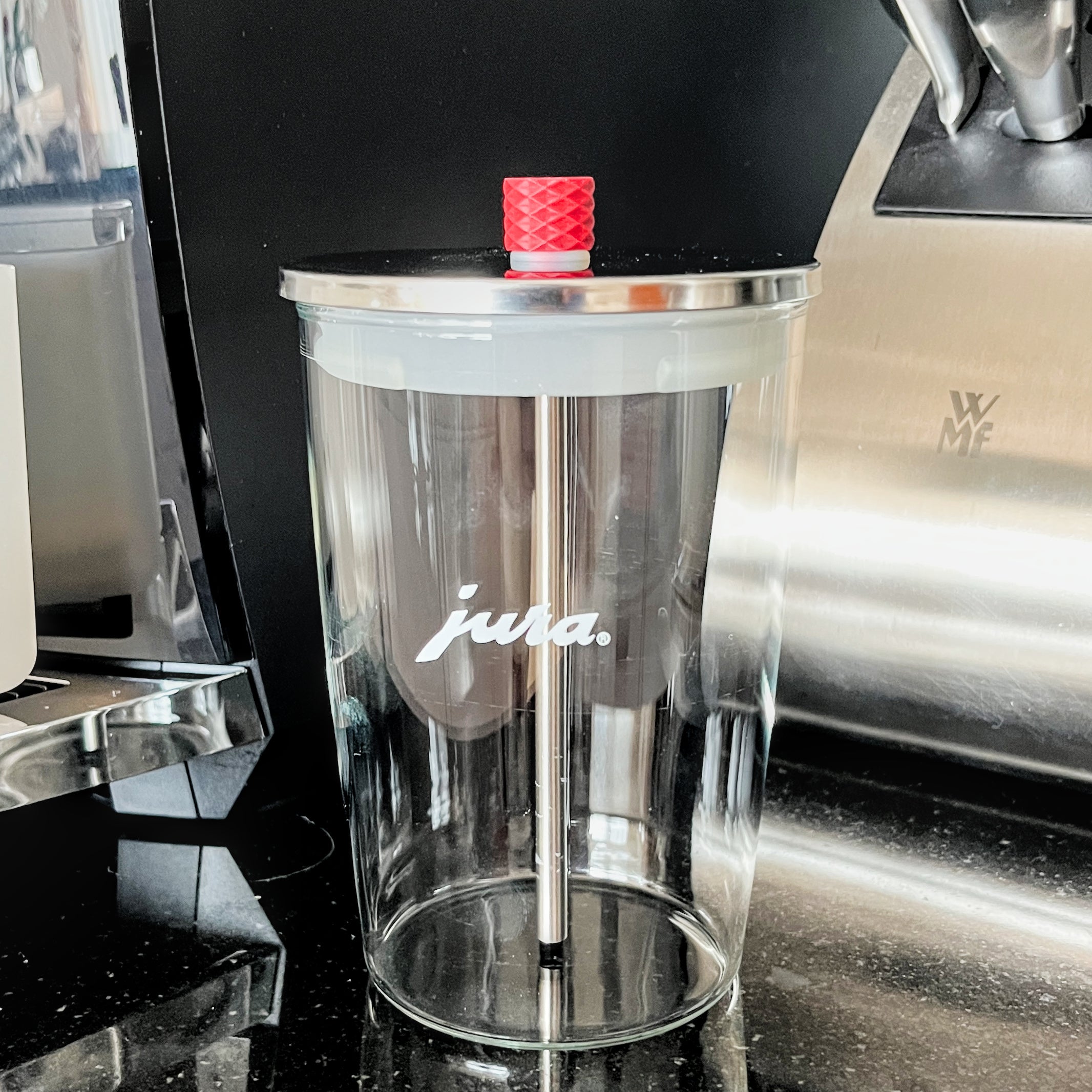 Jura Glas-Milchbehälter Stopfen, Kappe, Deckel, Verschluss