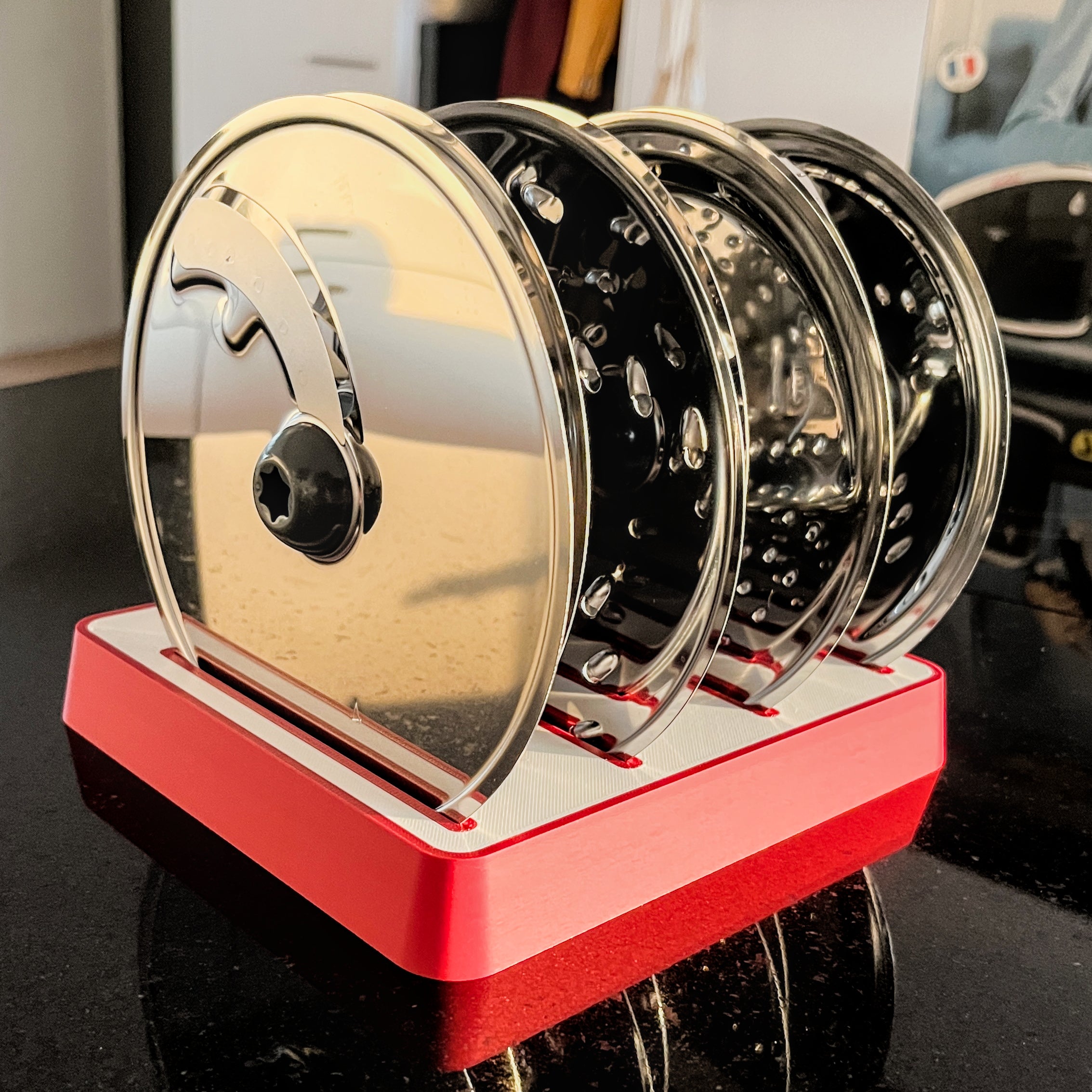 Halter für Kenwood Schnitzelwerk AT340 Reibscheiben