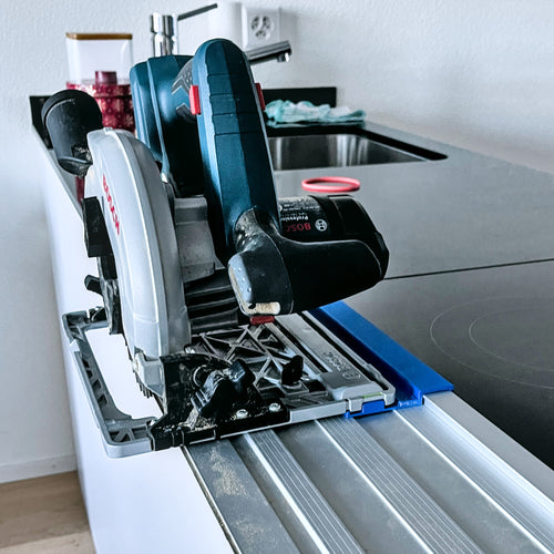 Adapter wolfcraft Führungsschiene FKS zu Bosch Professional Handkreissäge GKS 18V-57