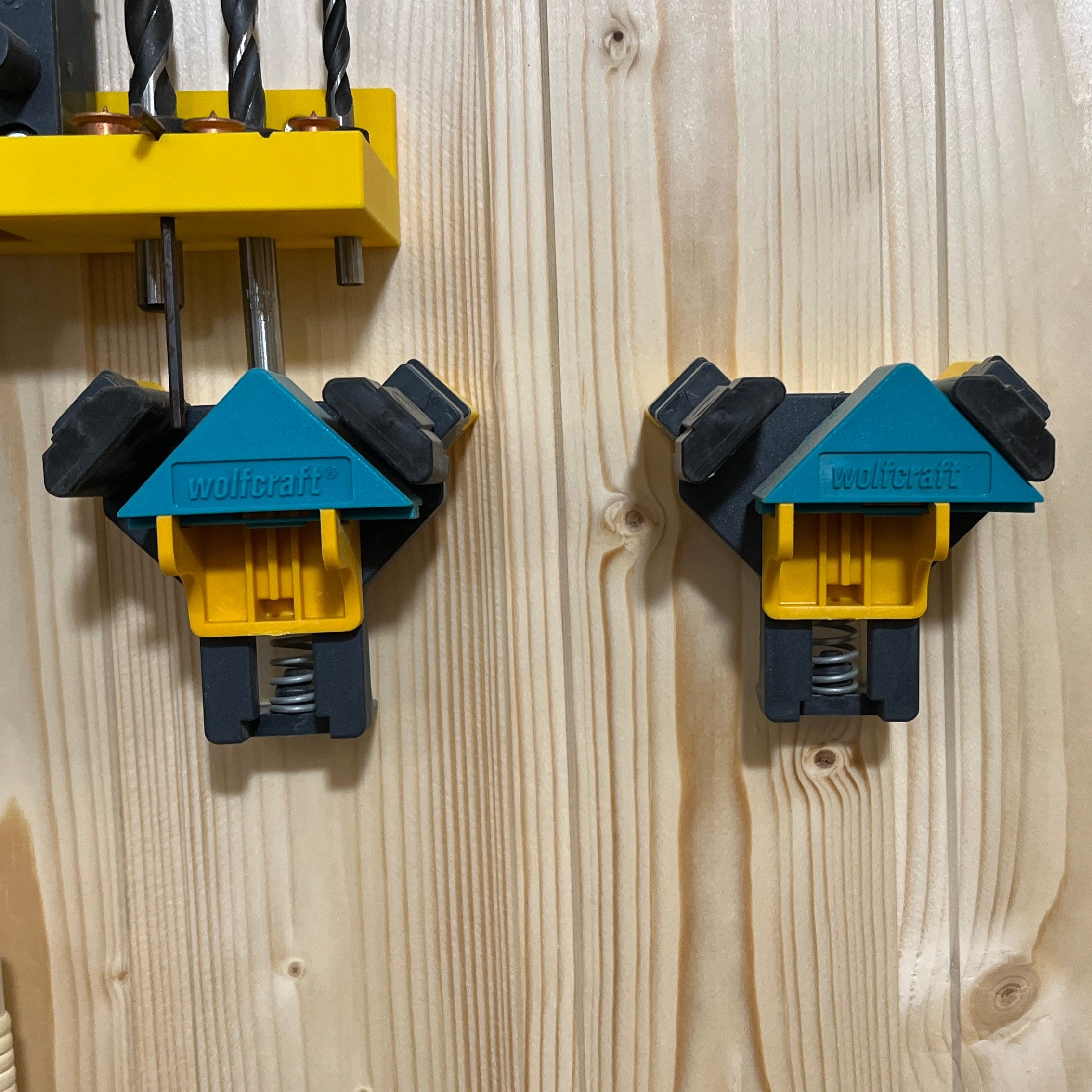 Wandhalterung wolfcraft Eckspanner 4er Set