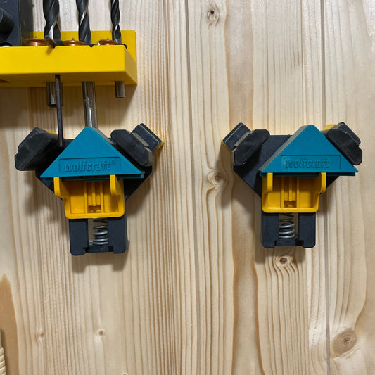 Wandhalterung wolfcraft Eckspanner 4er Set
